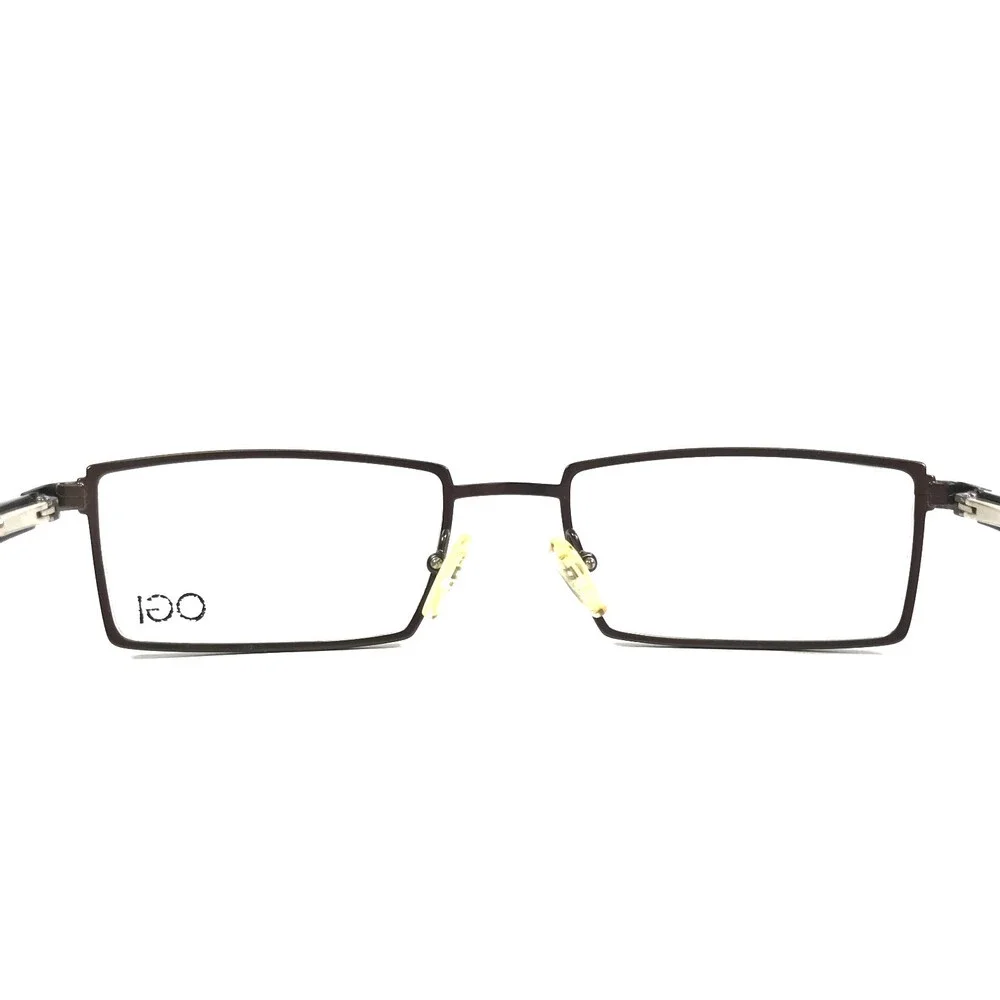 OGI Eyeglasses Frames EVOLUTION 9603/706 Black Gray Rectangle Full Rim 52-19-138